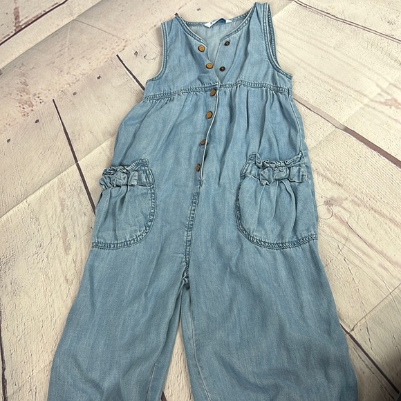 Mayoral Super Soft Tencel Denim Jumpsuit - 6 - Picture 1 of 7